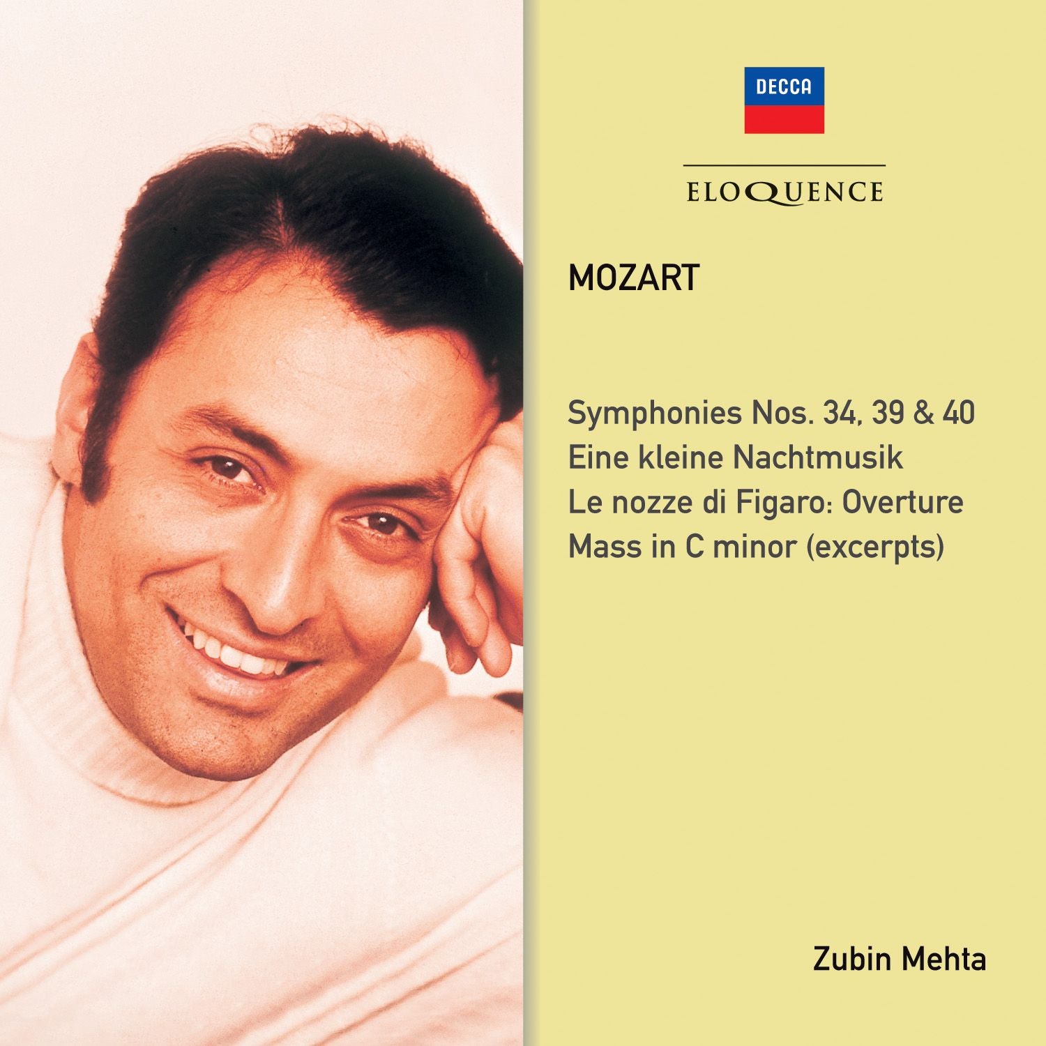 MOZART: Symphonies Nos. 34, 39, 40; Eine kleine Nachtmusik (2CD) [Eloquence]