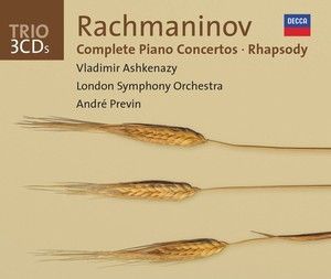 RACHMANINOV: The Piano Concertos/Rhapsody etc(Trio) (3CD)