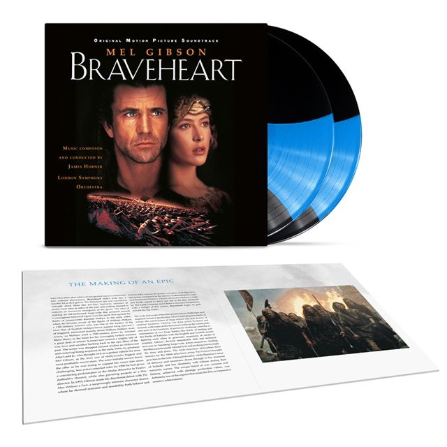 Braveheart (OST) (Limited Edition - Black with Blue Streak) (2LP)