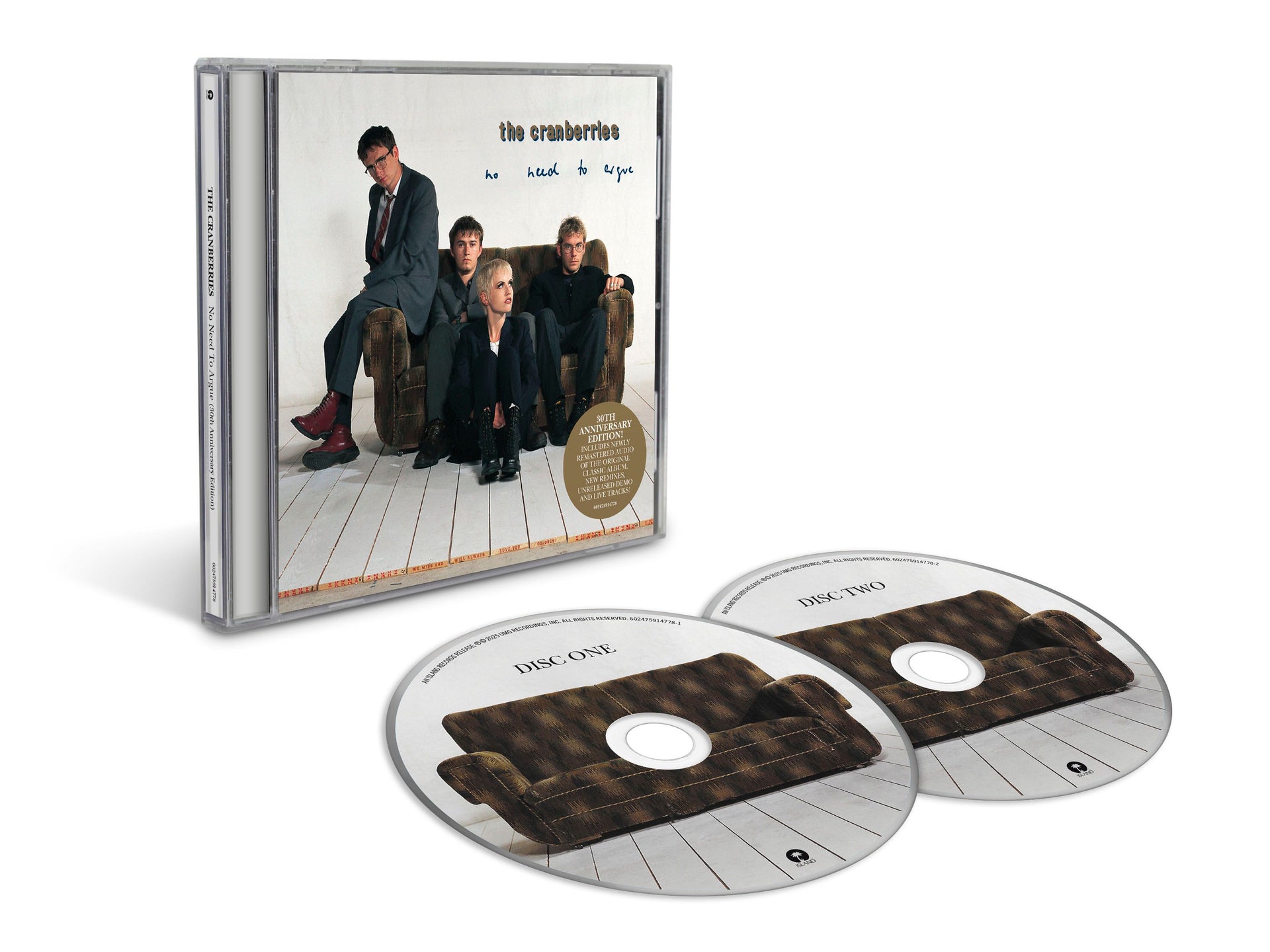 No Need To Argue 30th Anniversary Edition 2CD