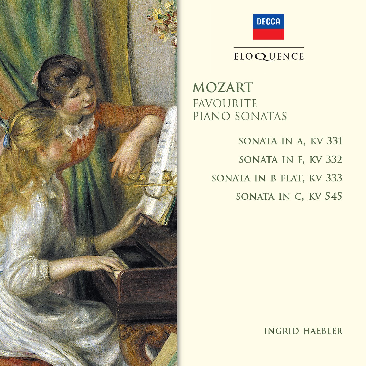 MOZART: Piano Sonatas Nos. 11, 12, 13 & 16 [Eloquence]