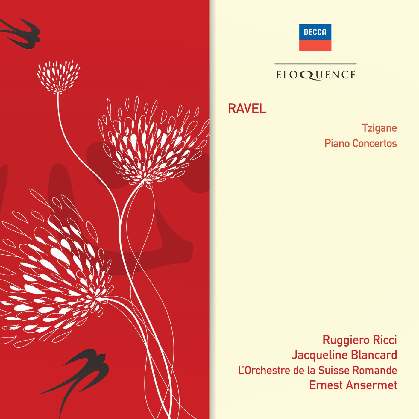 RAVEL: Piano Concertos; Tzigane [Eloquence]