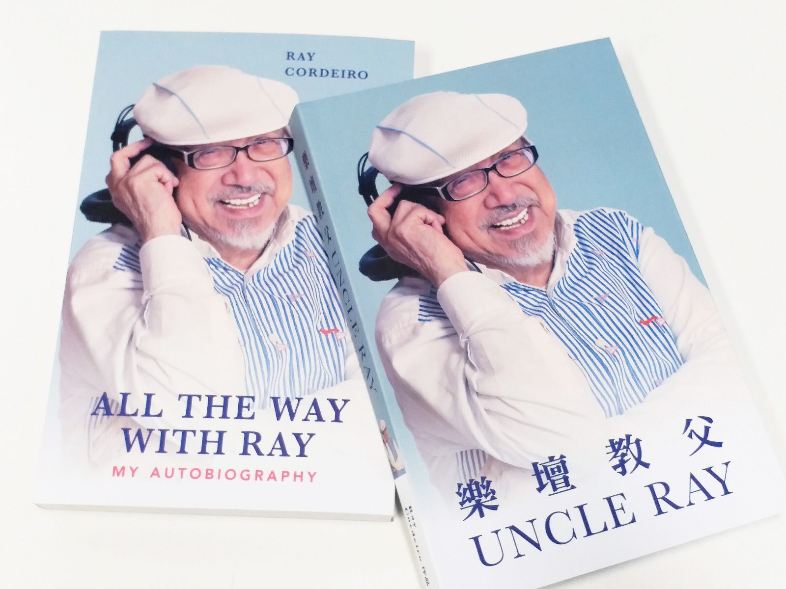 All The Way With Ray My Autobiography (簽名版書)+樂壇教父 Uncle Ray (簽名版書)