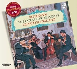 BEETHOVEN: The Late Quartets Quartetto Italiano (Originals Series) (3CD)