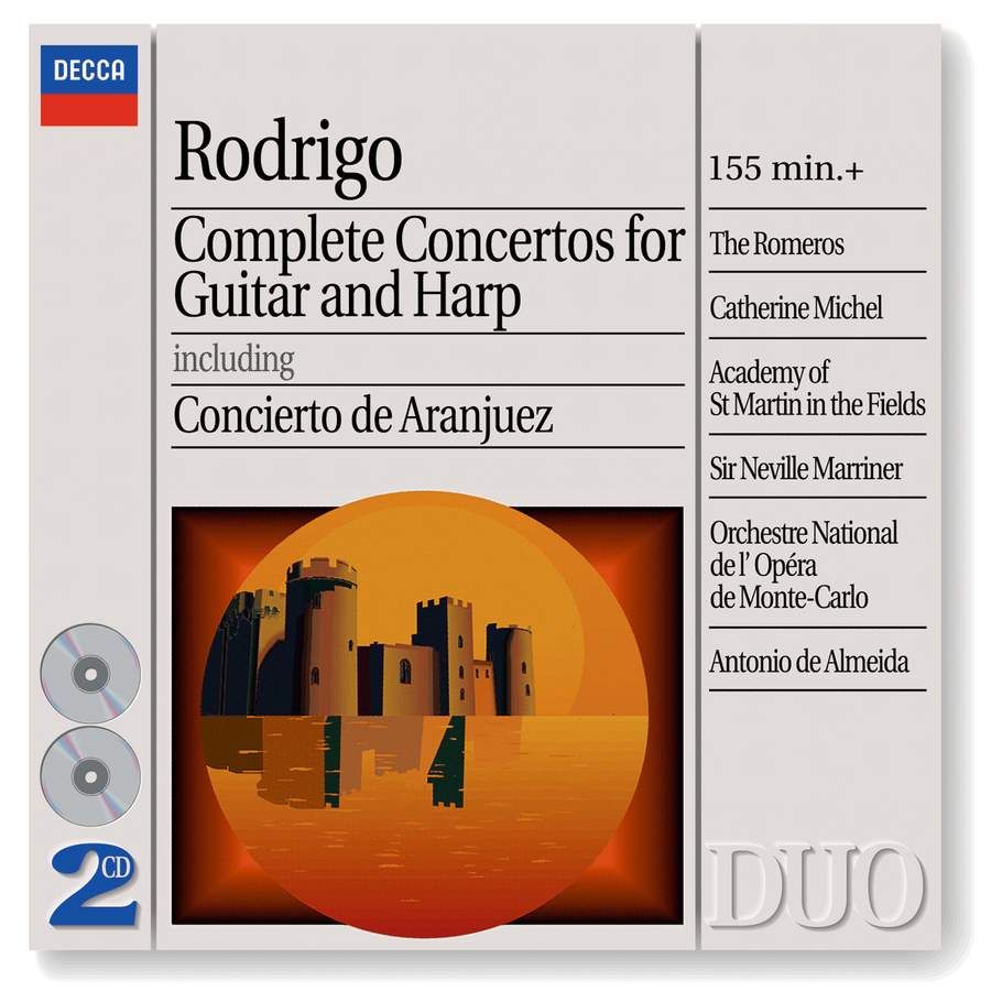 RODRIGO: Complete Concertos for Guitar & Harp (Duo) (2CD)