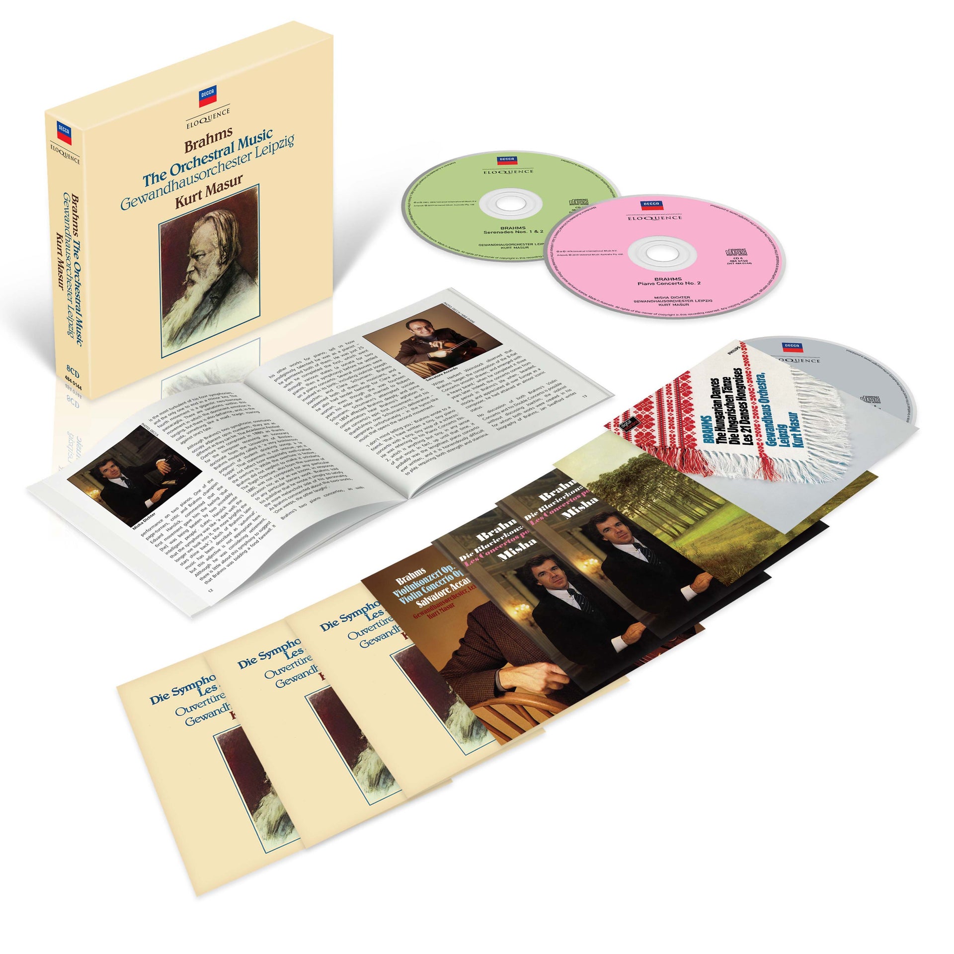 BRAHMS: Complete Orchestral Music (8CD) (Eloquence)