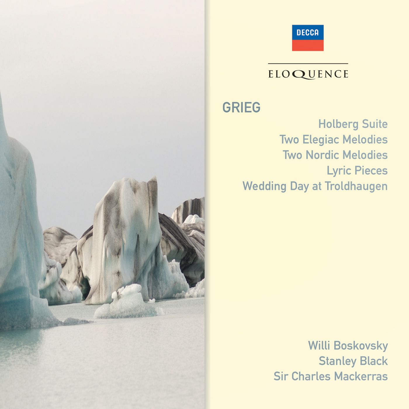 GRIEG: Holberg Suite; Elegiac Melodies; Nordic Melodies; Ceremonial March [Eloquence]