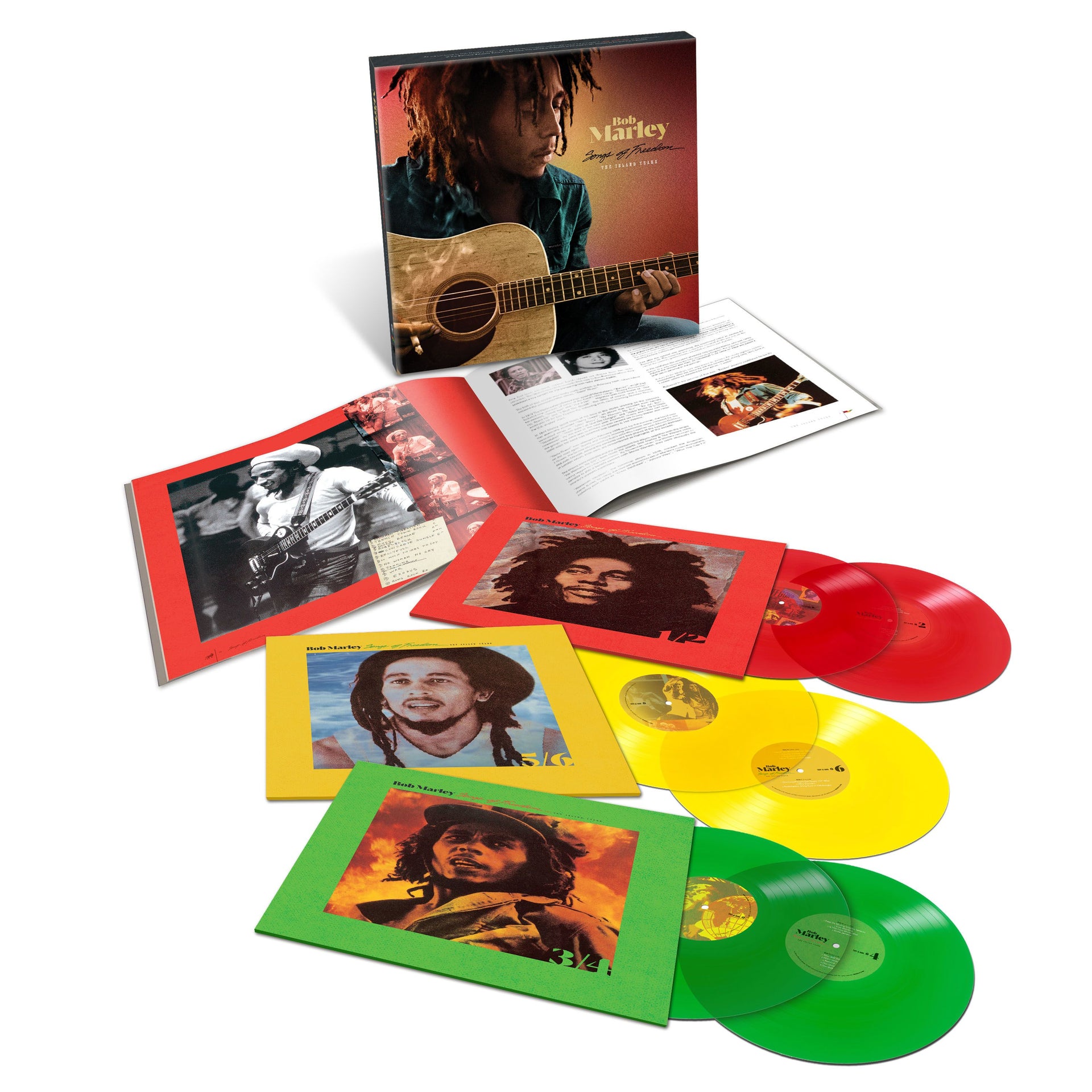 Songs Of Freedom: The Island Years: 6x Exclusive Coloured Vinyl Box Set