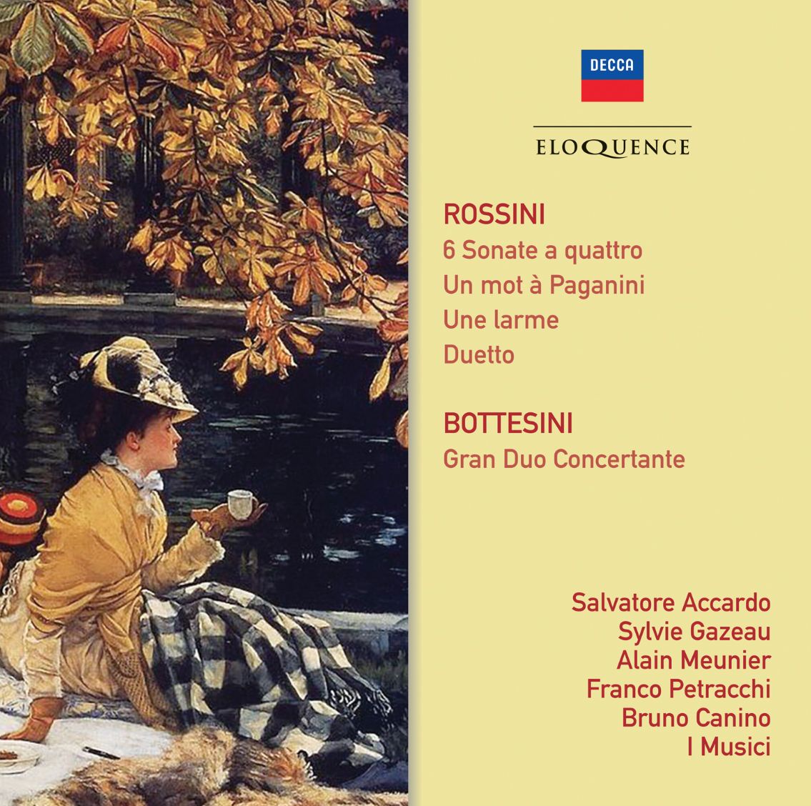 ROSSINI: Sonate a quattro; BOTTESINI: Gran Duo (2CD) [Eloquence]
