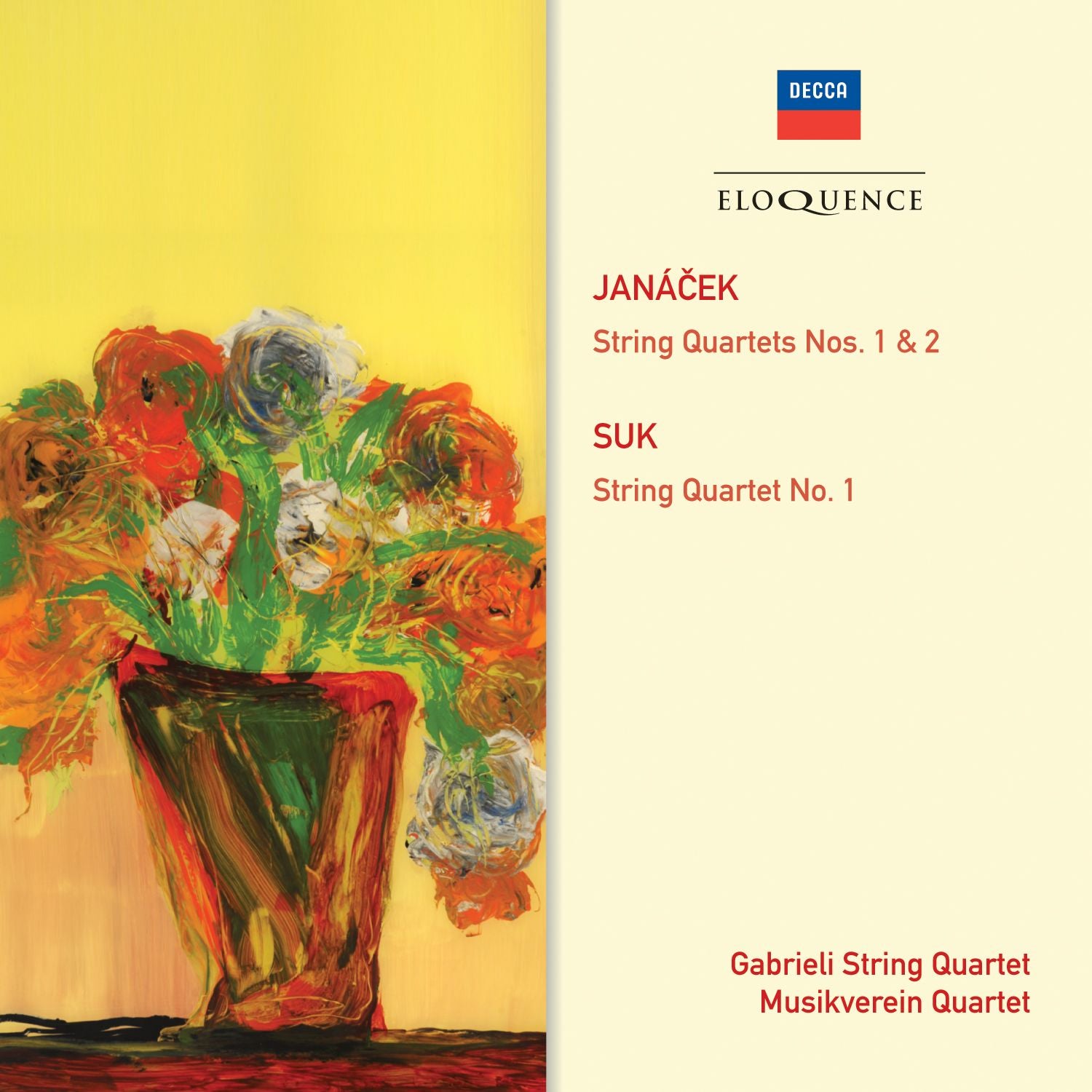 JANÁČEK: String Quartets; SUK: String Quartet No. 1 [Eloquence]