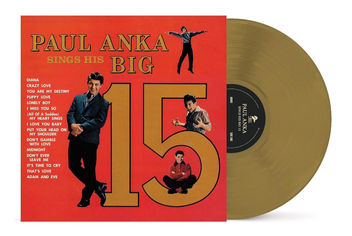 Sings His Big 15 (Gold Vinyl)