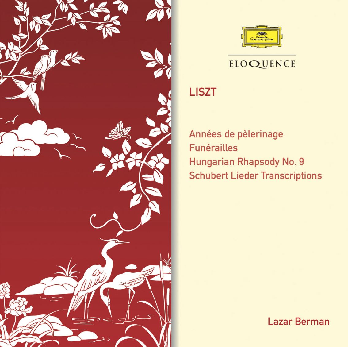 LISZT: Années de pèlerinage; Schubert Lieder transcriptions (4CD) [Eloquence]