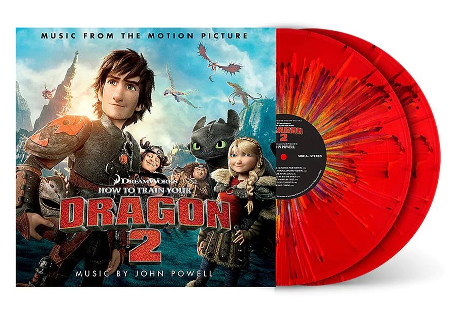 How To Train Your Dragon 2 (OST) (2x Red Multi-Colour Splatter Vinyl)