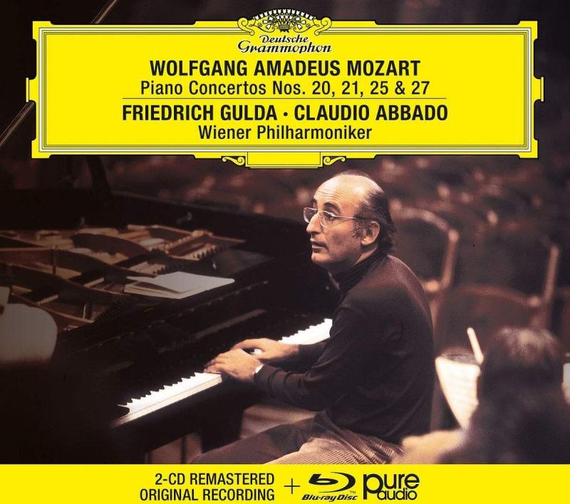 MOZART: Piano Concerto No. 20, 21, 25, 27 (2CD+Blu-Ray Audio)