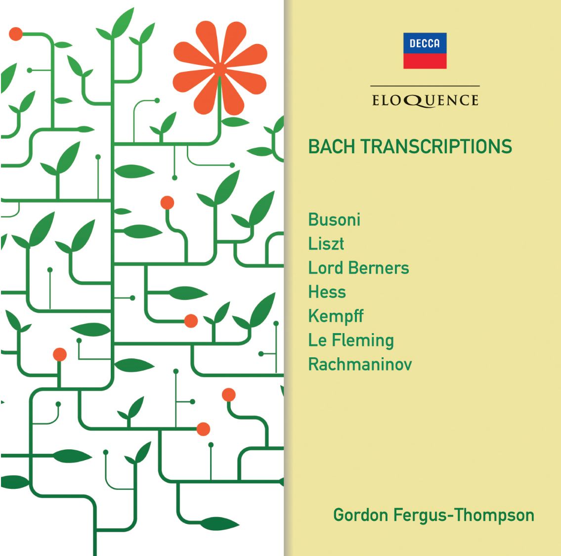 BACH Transcriptions [Eloquence]