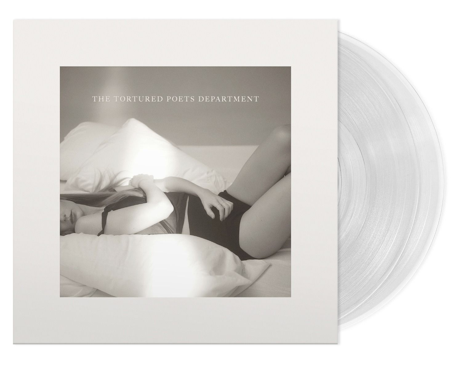 The Tortured Poets Department Phantom Clear Vinyl + Bonus Track "The Manuscript"