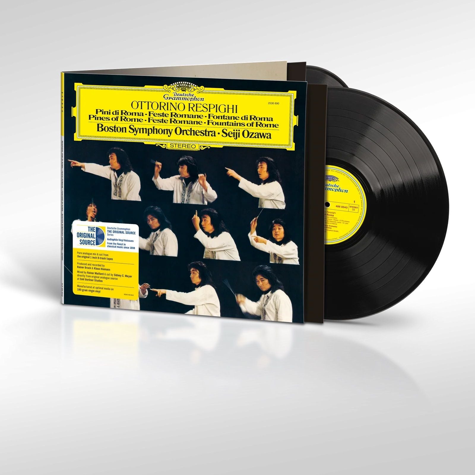 Respighi: Pines Of Rome · Feste Romane · Fountains Of Rome (The Original Source Series) (2 x Vinyl)