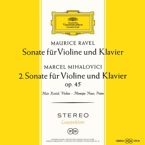 RAVEL/ MIHALOVICI: Sonatas for Violin and Piano (LP)