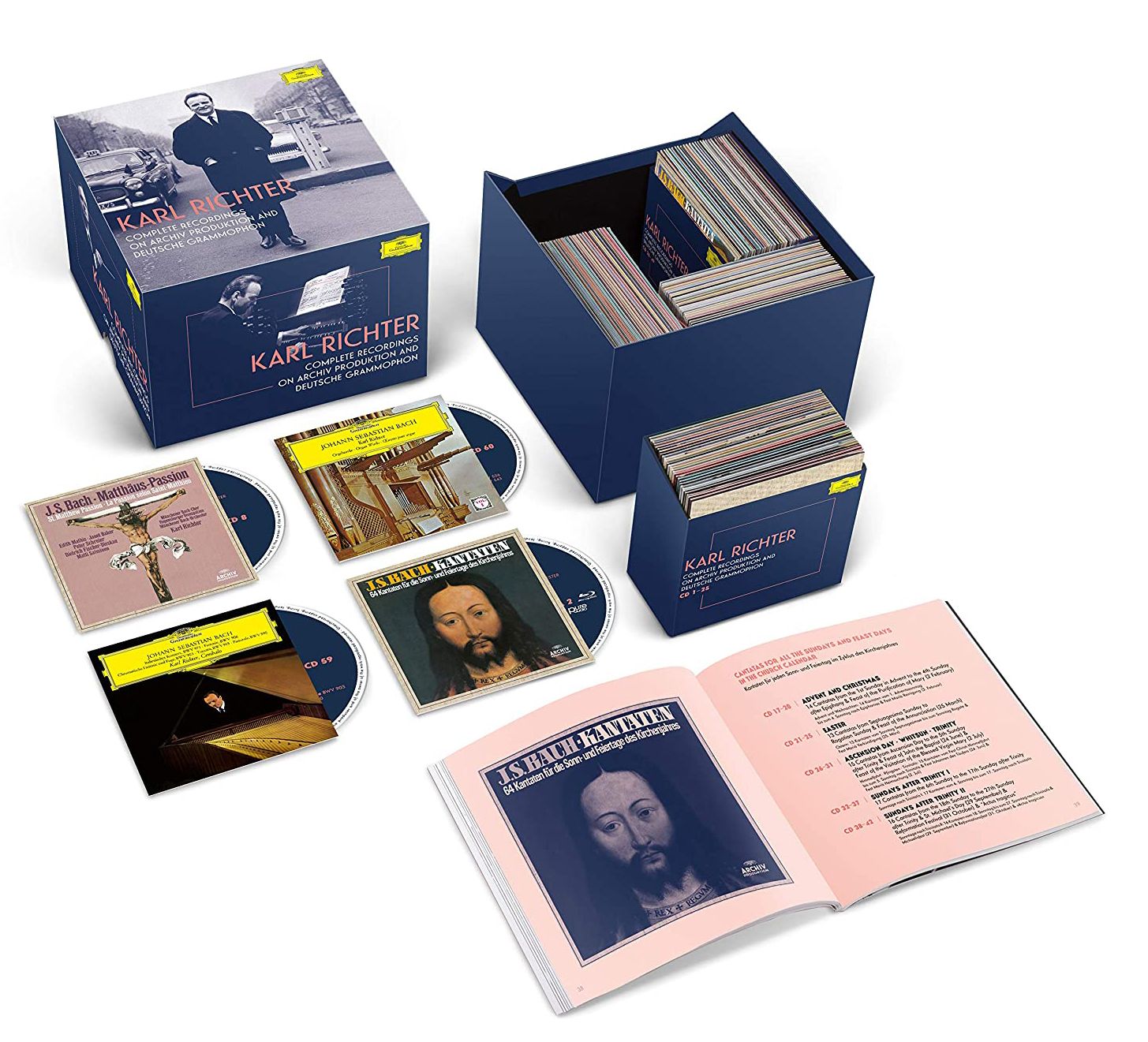 Karl Richter: Complete Recordings On Archiv Produktion and Deutsche Grammophon (97CD+3x Blu-Ray Audio)