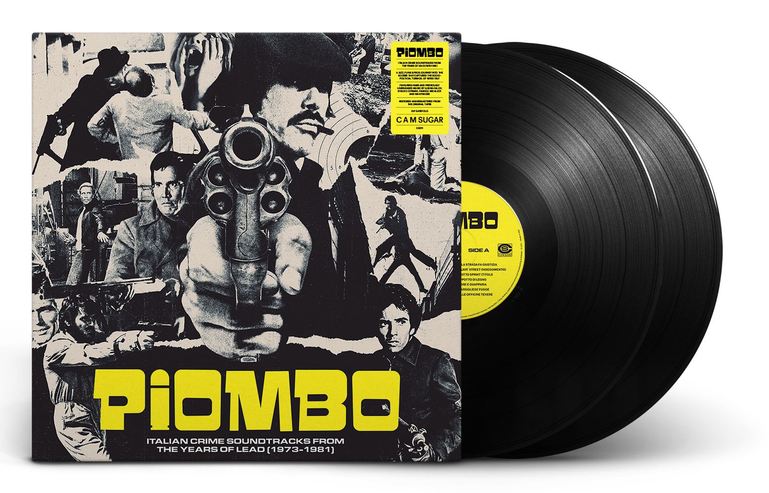 PIOMBO: Italian Crime Soundtracks From The Years Of Lead (1973 – 1981) (2x Vinyl)