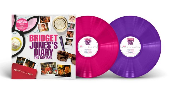 Bridget Jones’s Diary: The Mixtape (Fuchsia pink and purple colored vinyl)