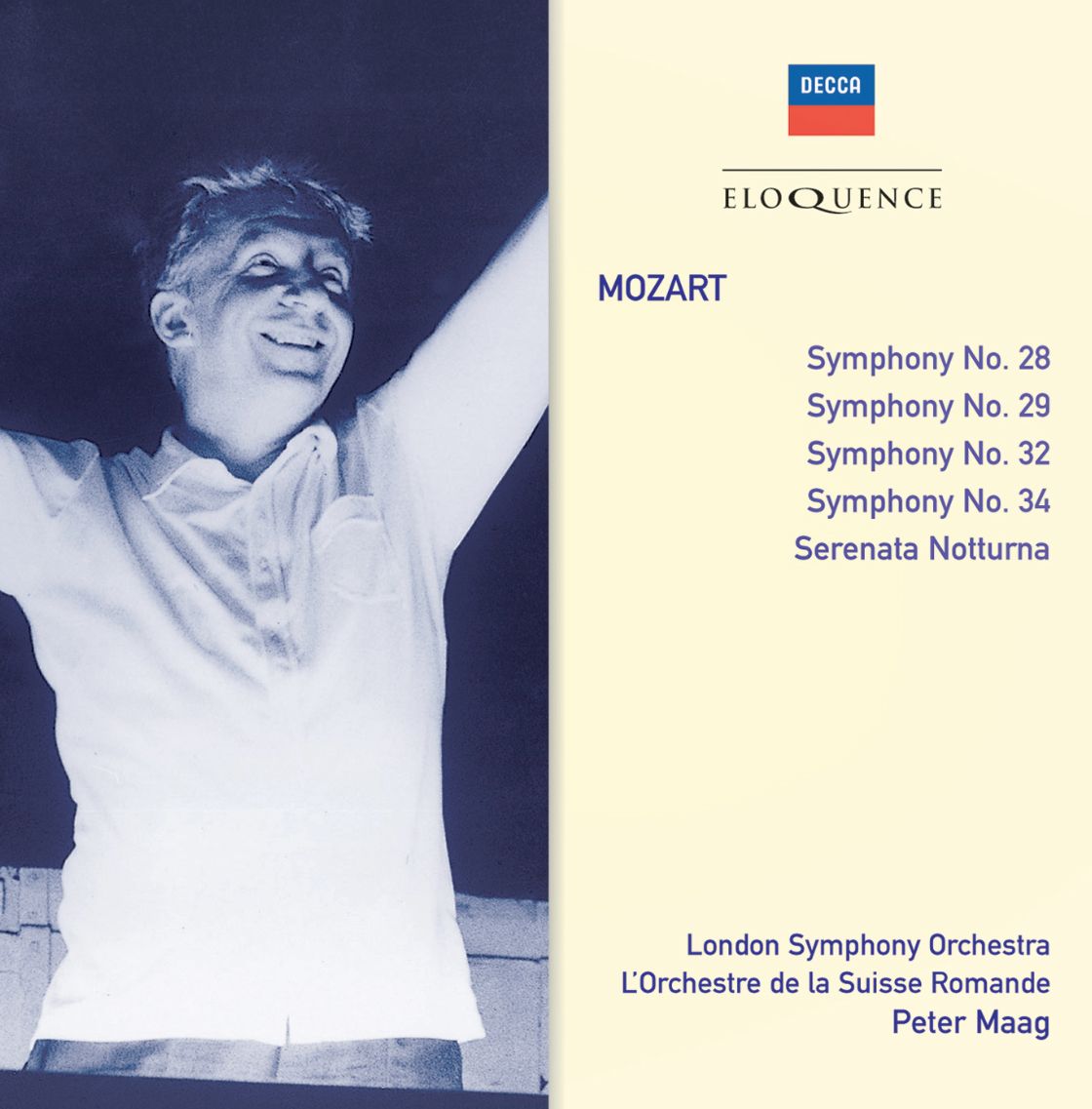 MOZART: Symphonies Nos. 28, 29, 32, 34; Serenata Notturna [Eloquence]