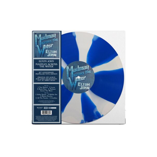 Madman Across The Water (Blue & White Propeller Vinyl)