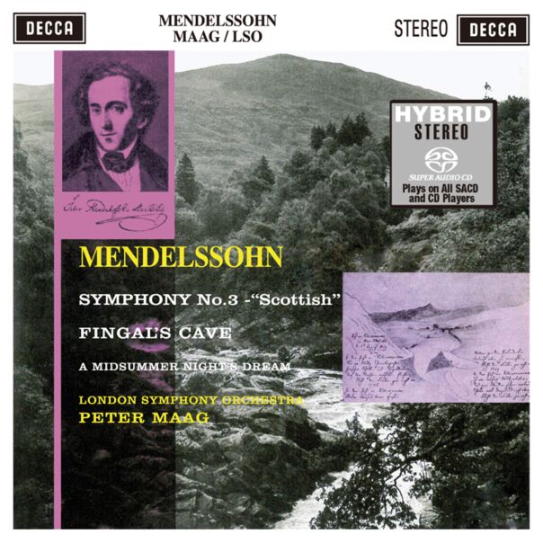 MENDELSSOHN: Symphony No. 3 ‘Scottish’, Fingal’s Cave, A Midsummer Night’s Dream (SACD) (日本壓碟)