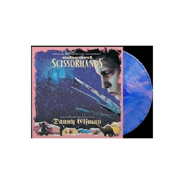 Edward Scissorhands - limited edition blue and pink "Candyland" mix swirl vinyl