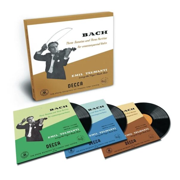 BACH: Three Sonatas And Three Partitas For Unaccompanied Violin (3x Vinyl)