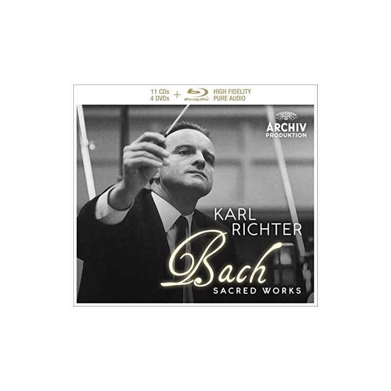 Works　Sacred　Bach:　(11CD+4DVD+BLU-RAY)-